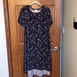 Lularoe Brightly Colored Aztec Pattern No Pocket